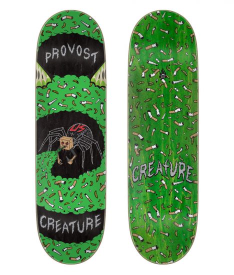 Creature Skateboards - Provost Pro Spider Vomit - 8.8in x 31.95in