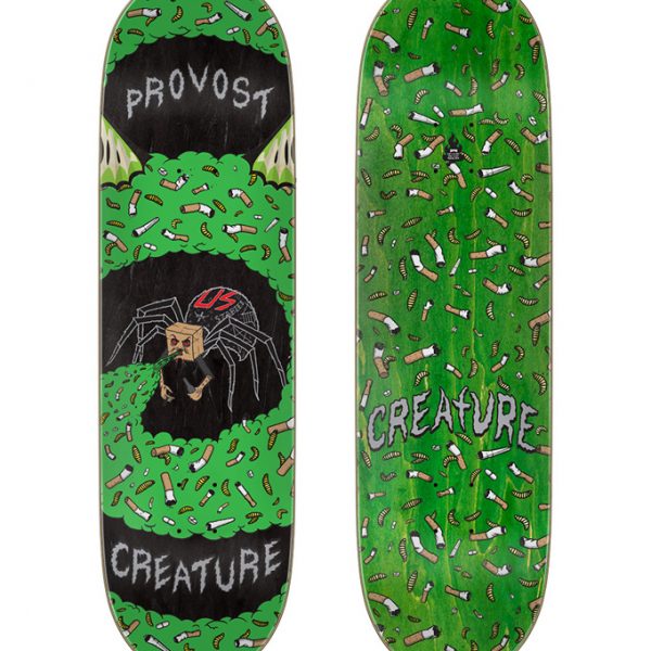 Creature Skateboards - Provost Pro Spider Vomit - 8.8in X 31.95in