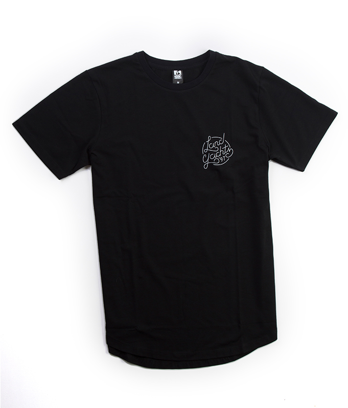 Landyachtz – 97 Tee (Black) - Flatspot Longboard Shop