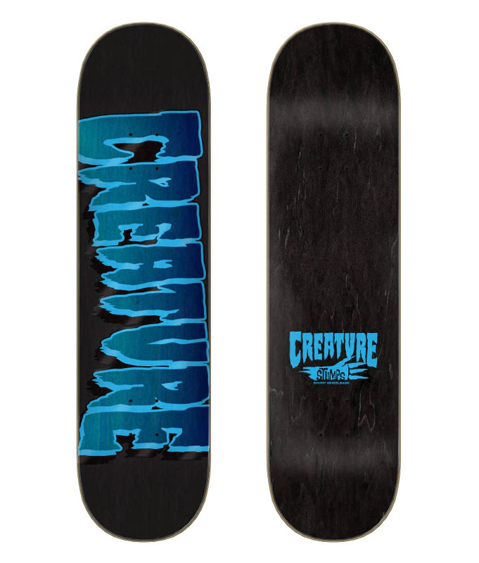 Creature - Logo Outline Stumps Skateboard Deck - 8.0in x 31.5in