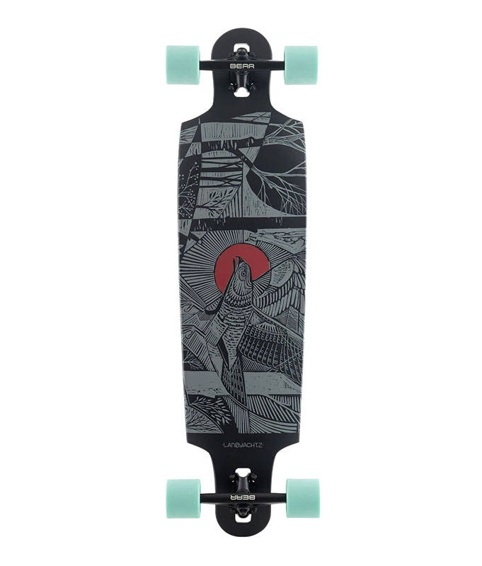 Landyachtz - Drop Cat 38 Seeker Black - Complete - Flatspot Longboard Shop