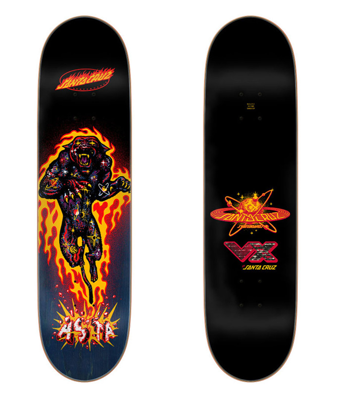 Santa Cruz - Asta Cosmic Cat VX Deck - 8.00in x 31.50in