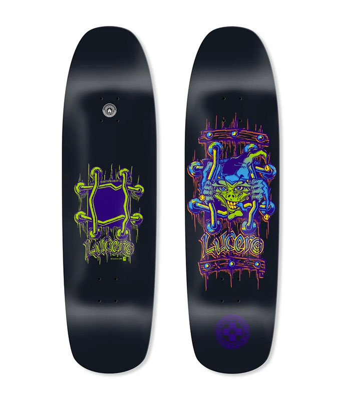 Black Label - Lucero X-2 Black - 8.88in x 32.25in - Flatspot Longboard Shop